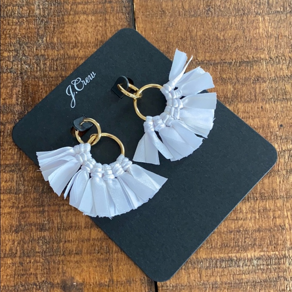 J. Crew Conga Fabric Earrings - Picture 2 of 5